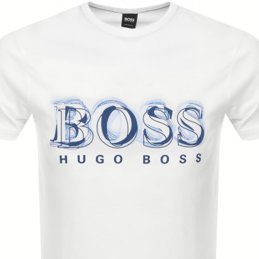 Alternative Image for ProductBOSS Athleisure Tee 4 T Shirt White2